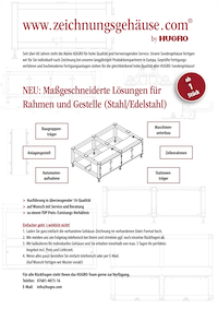 HUGRO Flyer Rahmen und Gestelle