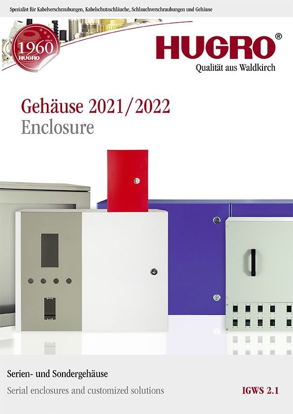 HUGRO Katalog Gehäuse 2022